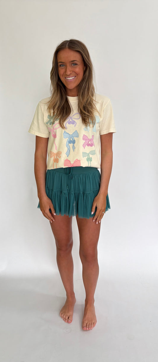POPFLEX Pirouette Skort - Emerald
